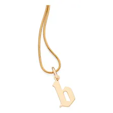 Pingente Letra G贸tica 18k Letra B 542787 Rommanel Foto mini 2
