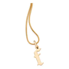 Pingente Letra G贸tica 18k Letra F 542787 Rommanel Foto mini 2