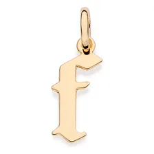 Pingente Letra G贸tica 18k Letra F 542787 Rommanel Foto mini 1
