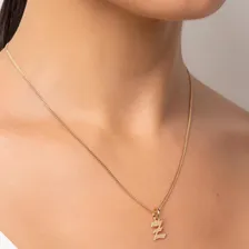 Pingente Letra G贸tica 18k Letra Z 542787 Rommanel Foto mini 3