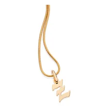 Pingente Letra G贸tica 18k Letra Z 542787 Rommanel Foto mini 2
