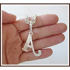 Pingente Letra Grande Em Prata 950 Cor N Foto mini 4