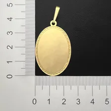 Pingente Masculino Personalizado Banhado A Ouro 18k Foto mini 3