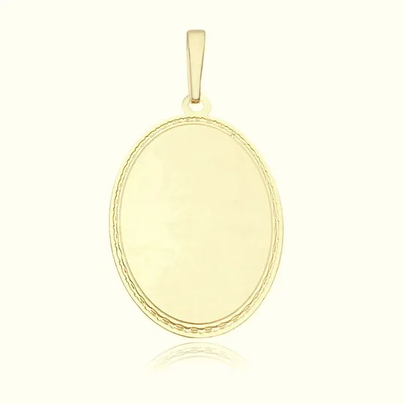 Pingente Masculino Personalizado Banhado A Ouro 18k Foto 1
