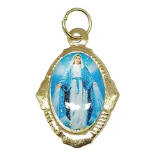 Pingente Medalha Nossa Senhora Das Graças Resinada Foto mini 1