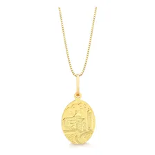 Pingente Nossa Senhora Aparecida Em Ouro Amarelo 18k Foto mini  3