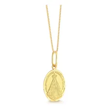 Pingente Nossa Senhora Aparecida Em Ouro Amarelo 18k Foto mini  2