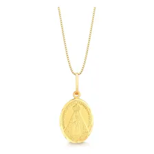 Pingente Nossa Senhora Aparecida Em Ouro Amarelo 18k Foto  mini 1