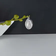 Pingente Nossa Senhora Aparecida Oval Aço Inox Foto mini  2