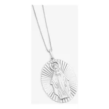 Pingente Nossa Senhora Das GraƧas Com TopƔzio Em Prata 925 Foto mini 3