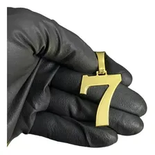 Pingente Número 7 G - Banhado A Ouro 18k Foto  mini 1