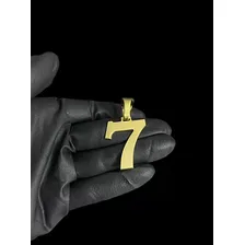 Pingente Número 7 G - Banhado A Ouro 18k Foto mini 4