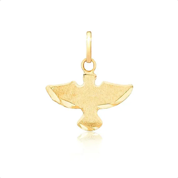 Pingente Ouro 18k Divino Espirito Santo Foto 1