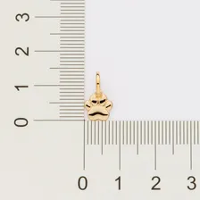 Pingente Pata De Pet 18k 542767 Rommanel Cor Dourado Foto mini 3
