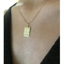 Pingente Personalizado Em Ouro 18k Pingente Personalizado Cor Dourado Foto mini 2