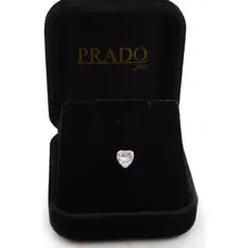 Pingente Ponto De Luz Coração Ouro Branco 18k Zircônia Foto mini 3