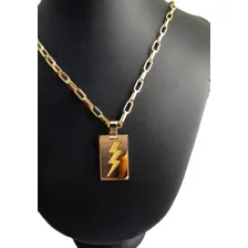 Pingente Raio 11 Gramas Ouro 18k 750 Cor Amarelo Foto mini 1