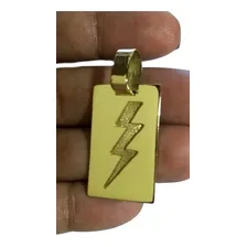 Pingente Raio 11 Gramas Ouro 18k 750 Cor Amarelo Foto mini 3