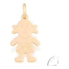 Pingente Rommanel Folheado A Ouro 18k Menina 540176 Foto mini 1