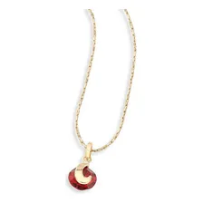 Pingente Rommanel Folheado Ouro 18k Cristal Vermelho 541672 Foto mini 2