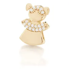 Pingente Rommanel Menina Menino Com Zirc么nia Folheado 542143 Foto mini 1