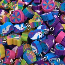 Pingentes Diversos Colorido Infantil 10mm Pvc Com 250 Peças Cor 103 - Colorido Foto mini 1