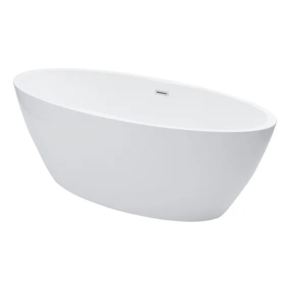 Imersão Rubi banheira oval acrílico 169cm cor branco Foto 1