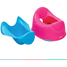 Pinico Troninho Infantil Buba Banheiro Desfralde Cor Rosa e Azul Foto mini  3