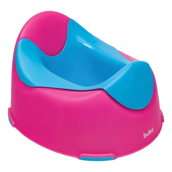 Pinico Troninho Infantil Buba Banheiro Desfralde Cor Rosa e Azul Foto 1