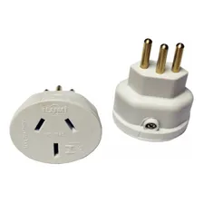 Pino Adaptador 3 Pinos Chatos P/ Ar Condicionado 110V/220V Foto mini 1