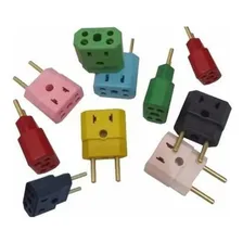 Pino Adaptador Bob Esponja Colorido Adaptador Tomada 10 Pçs Eletroplas Foto mini 2