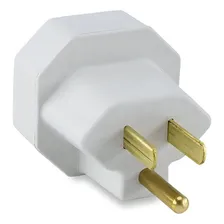 Pino Adaptador De Tomada Modelo Antigo 15a Branco Force Line Foto mini 2