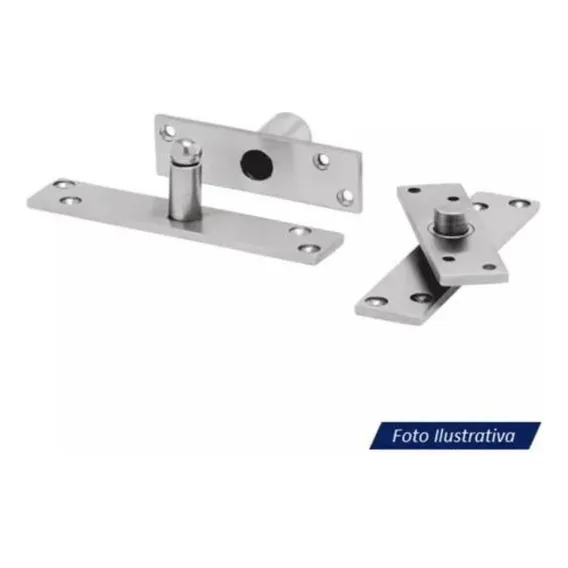 Pino Dobradiça Porta Pivotante 200kg Inox Imab Foto 1