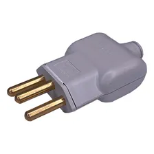 Pino Macho 10a Plug Macho 2 Pino + Terra 10a 250v Ilumi Foto mini 1