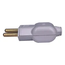 Pino Macho 10a Plug Macho 2 Pino + Terra 10a 250v Ilumi Foto mini 2