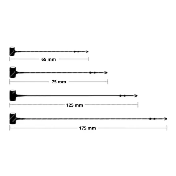 Pino Trava Anel 125mm Com 15.000 Pinos (3 Cx C/ 5.000 Pinos) Cor Branco Foto 1