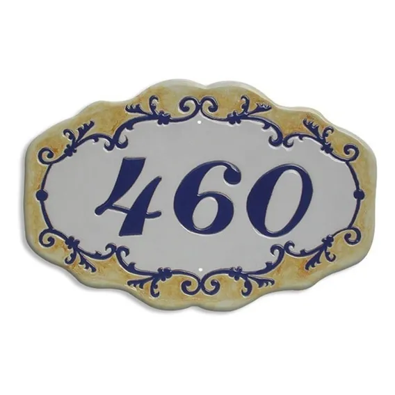 Pintura De Número DE Casa Número Personalizado De casa Número De Casa Sob Encomenda Placa Com Número De Residência Foto 1