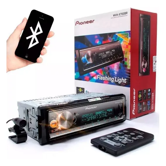 Pioneer Mvh-x7000br aparelho de som Foto 1