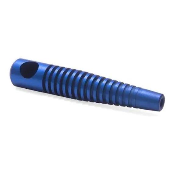 Pipe De Metal Cachimbo Ribs Squadafum Cor Azul Foto 1