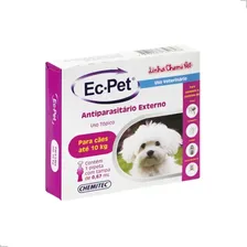 Pipeta Chemitec Ec-Pet Antiparasitario externo Antipulgas Cães 1 kg a 10 kg Foto  mini 1