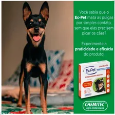 Pipeta Chemitec Ec-Pet Antiparasitario externo Antipulgas Cães 1 kg a 10 kg Foto mini 4