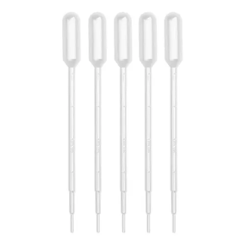 Pipeta Pasteur 1ml Plástica Descartável Kit C/100 Peças Foto 1