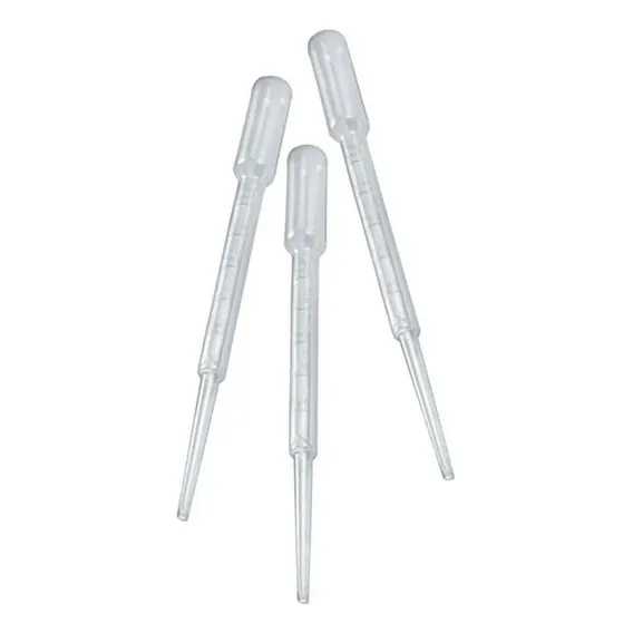 Pipeta Pasteur Descartável Capacidade 3ml Pct Com 500 Unid Foto 1
