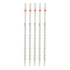 Pipeta Sorológica Graduada Vidro 10ml - Grande Kit C/ 5 Unds Foto  mini 1