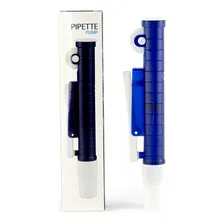 Pipetador Pi-pump Manual 2ml + 10x Pipetas Sorológicas 2ml Cor Azul Foto mini  2