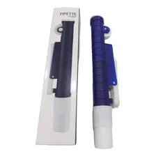 Pipetador Pi-pump Manual 2ml + 10x Pipetas Sorológicas 2ml Cor Azul Foto mini  3