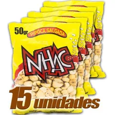 Pipoca Nhac Salgada 50gr Atacado - 15 Pacotes X 50gr Cada Foto mini 2