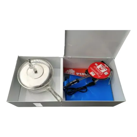 Pipoqueira Á Gás Ou Eletrica Profissional De Fabrica+brinde Cor Branco Foto 1