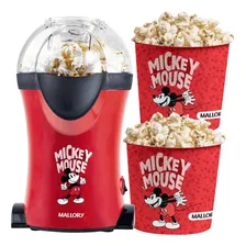 Pipoqueira Elétrica Mickey Disney New Com 2 Baldes Pipoca Gigantes Mallory Foto  mini 1