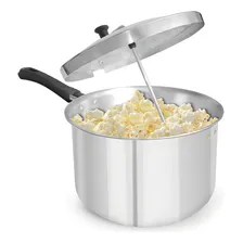 Pipoqueira Nigro AlumÃnio Reforçada 20cm 4,5l Polida Foto mini 1